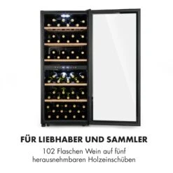 Barossa 102 Duo Weinkühlschrank 102 Fl 226 Ltr 2 Zonen Touch-Steuerung -Klarstein Verkaufsgeschäft 10032921 de 0003 logo