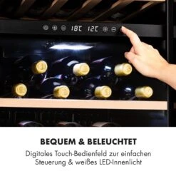 Barossa 102 Duo Weinkühlschrank 102 Fl 226 Ltr 2 Zonen Touch-Steuerung -Klarstein Verkaufsgeschäft 10032921 de 0004 logo