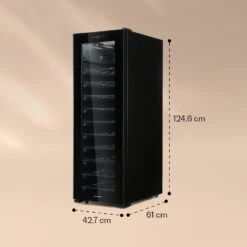 Bellevin 62 Weinkühlschrank 56 Flaschen 5-20°C EEC G -Klarstein Verkaufsgeschäft 10032923 yy 0006 logo