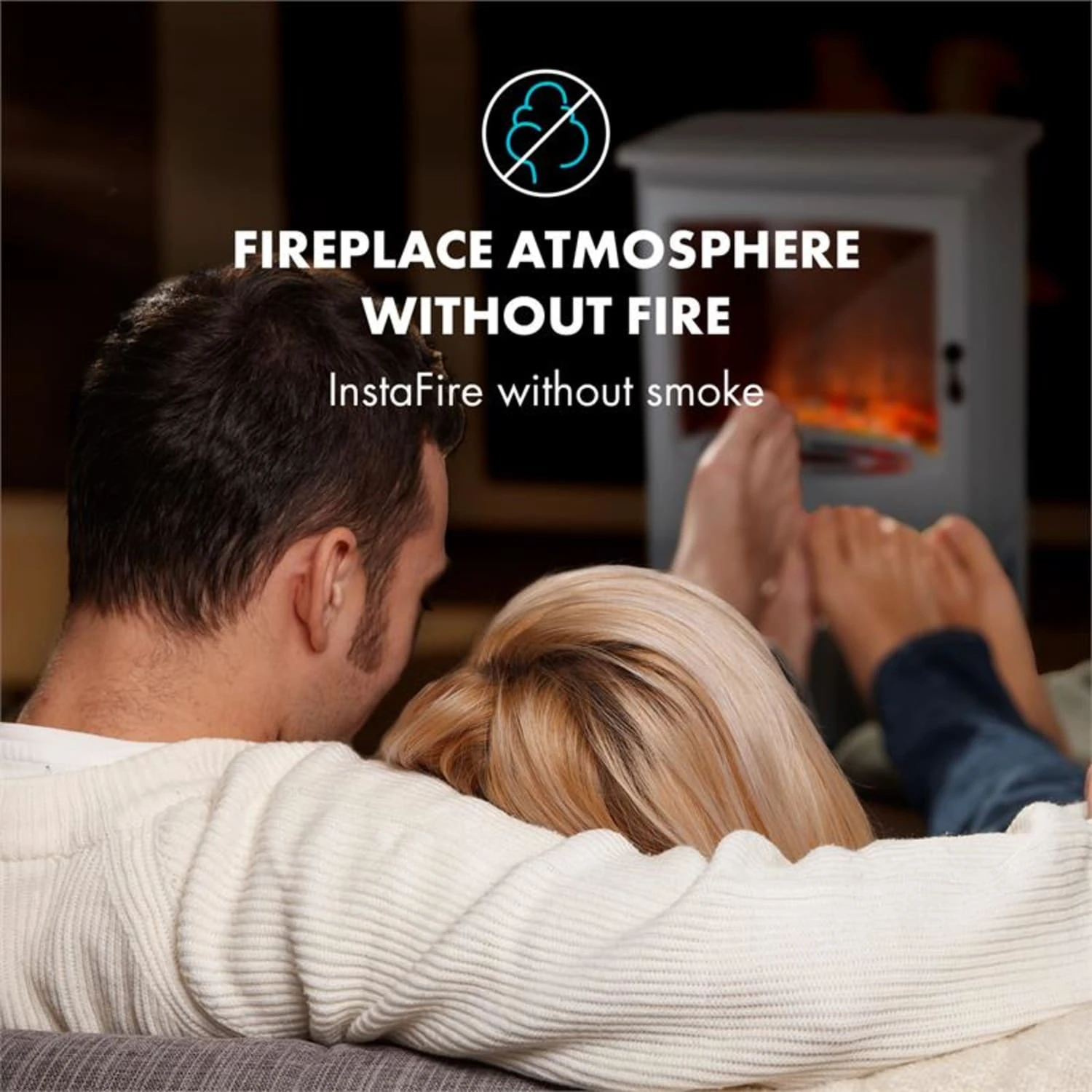 Meran Elektrischer Kamin 950/1850W 2-stufige Heizung Gusseisen-Stil 5 Meran Elektrischer Kamin 950/1850W 2-stufige Heizung Gusseisen-Stil – Bild 3