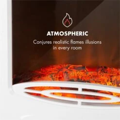 Meran Elektrischer Kamin 950/1850W 2-stufige Heizung Gusseisen-Stil 14 Meran Elektrischer Kamin 950/1850W 2-stufige Heizung Gusseisen-Stil -Klarstein Verkaufsgeschäft 10032974 yy 0005 logo Klarstein Meran Elektrischer Kamin weiss