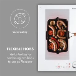 Delicatessa 60 Induktionskochfeld 4 Zonen 7000W Timer Weiß 15 Delicatessa 60 Induktionskochfeld 4 Zonen 7000W Timer Weiß -Klarstein Verkaufsgeschäft 10033027 yy 0003 logo Klarstein Delicatessa 60 Induktionskochfeld weiss