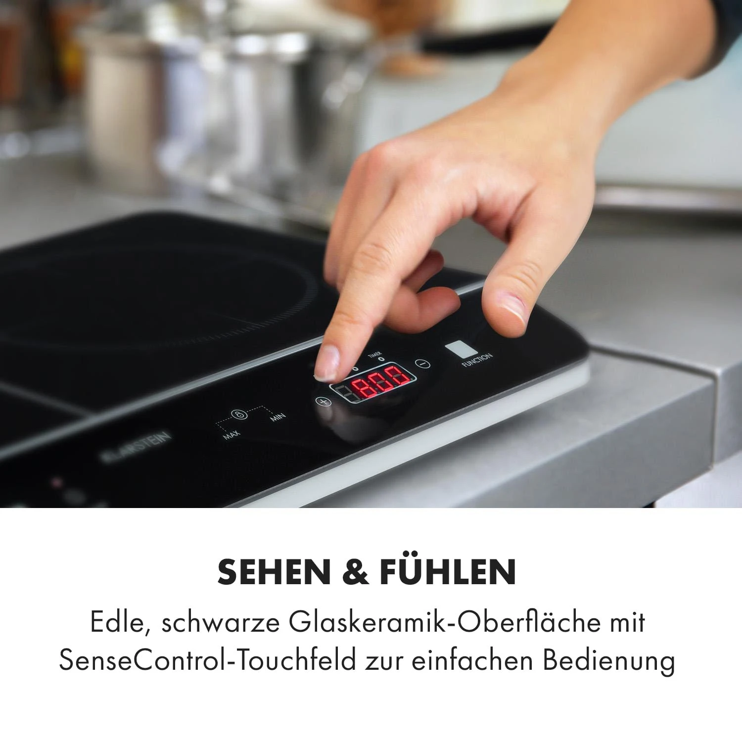 VariCook Neo Induktions-Doppelkochfeld 3500W SenseControl Glaskeramik 6 VariCook Neo Induktions-Doppelkochfeld 3500W SenseControl Glaskeramik – Bild 4