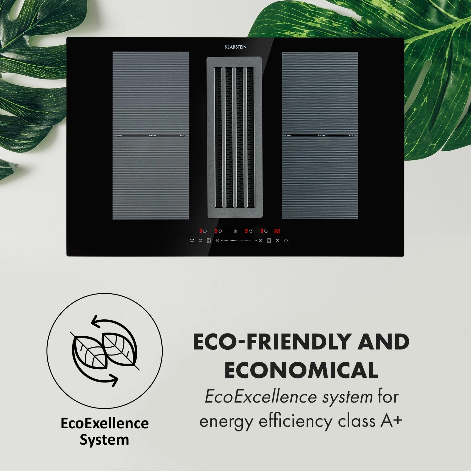 Full House Down Air System Induktionsherd + Dunstabzugshaube Schwarz 11 Full House Down Air System Induktionsherd + Dunstabzugshaube Schwarz – Bild 9