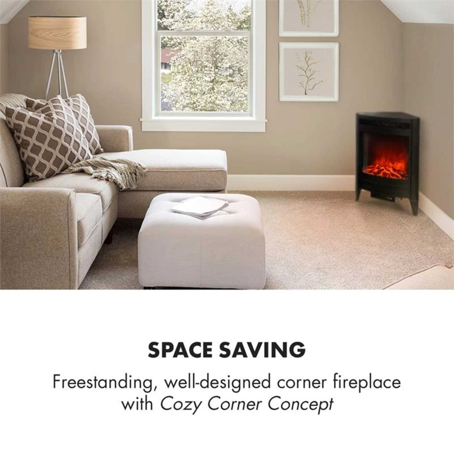 Vienna Elektrischer Eckkamin 1900W Wochentimer Fernbedienung 4 Vienna Elektrischer Eckkamin 1900W Wochentimer Fernbedienung – Bild 2