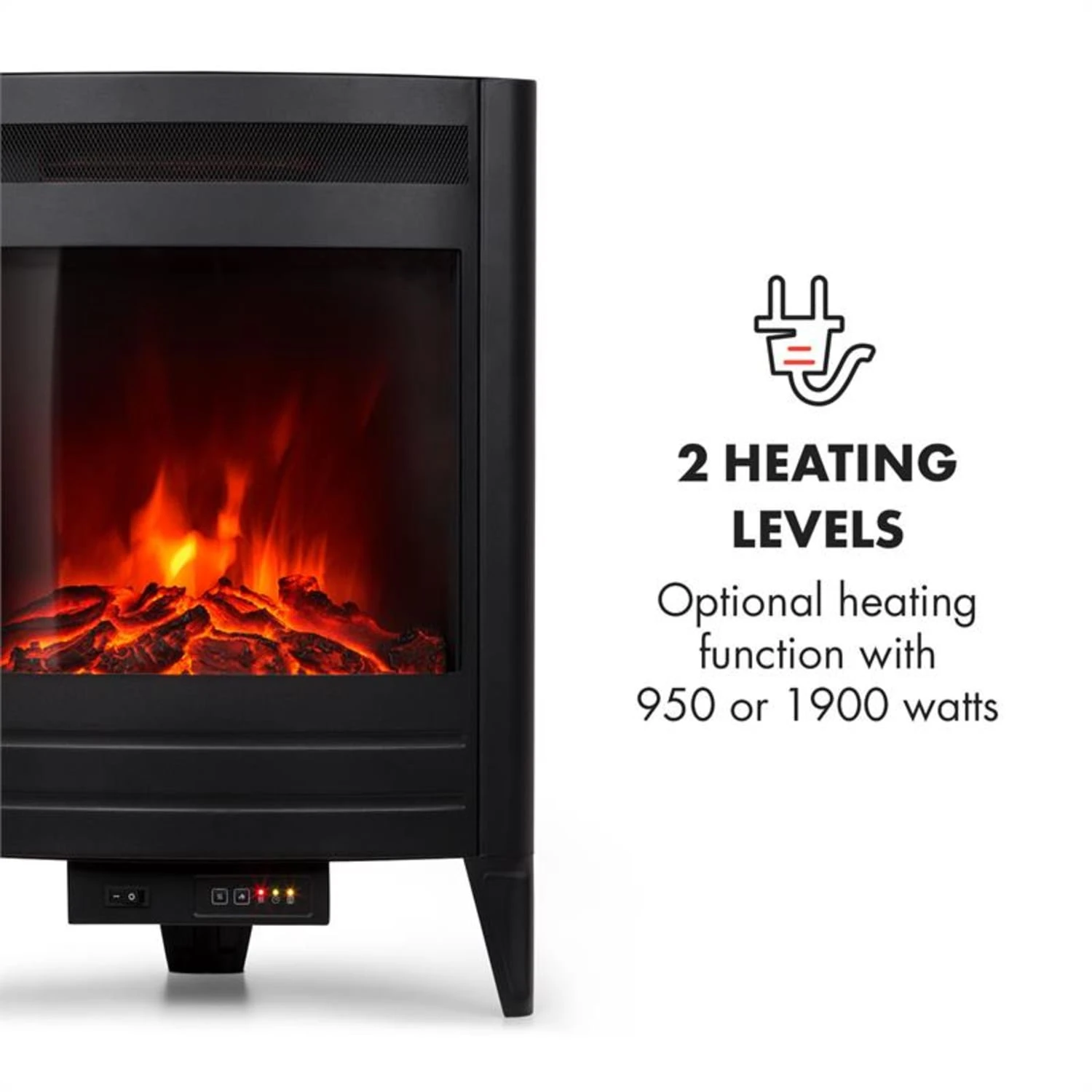 Vienna Elektrischer Eckkamin 1900W Wochentimer Fernbedienung 5 Vienna Elektrischer Eckkamin 1900W Wochentimer Fernbedienung – Bild 3