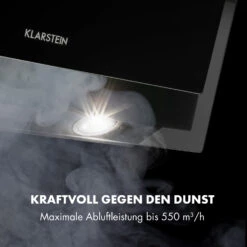 Mirage 60 Dunstabzugshaube 550m³/h Touch-Panel RGB-Ambiente-Licht Glas 14 Mirage 60 Dunstabzugshaube 550m³/h Touch-Panel RGB-Ambiente-Licht Glas -Klarstein Verkaufsgeschäft 10033116 de 0003 logo