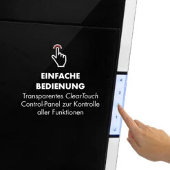 Mirage 60 Dunstabzugshaube 550m³/h Touch-Panel RGB-Ambiente-Licht Glas 19 Mirage 60 Dunstabzugshaube 550m³/h Touch-Panel RGB-Ambiente-Licht Glas -Klarstein Verkaufsgeschäft 10033116 de 0008 logo