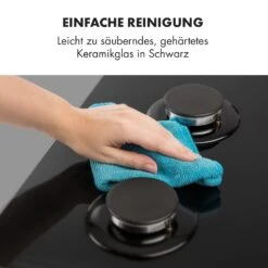 Ignito 4 Zonen Gaskochfeld 4-flammig Sabaf-Brenner Glaskeramik Schwarz -Klarstein Verkaufsgeschäft 10033132 de 0008 logo