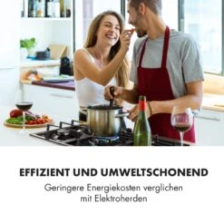 Ignito 5 Zonen Gaskochfeld 5-flammig Sabaf-Brenner Glaskeramik Schwarz -Klarstein Verkaufsgeschäft 10033133 de 0002 logo