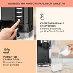 Baristomat 2-in-1-Heißgetränkeautomat Kaffee Tee Milchschaum 12 Baristomat 2-in-1-Heißgetränkeautomat Kaffee Tee Milchschaum -Klarstein Verkaufsgeschäft 10033138 de 0003 usp