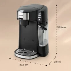 Baristomat 2-in-1-Heißgetränkeautomat Kaffee Tee Milchschaum 17 Baristomat 2-in-1-Heißgetränkeautomat Kaffee Tee Milchschaum -Klarstein Verkaufsgeschäft 10033138 yy 0008 dimensions