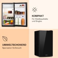 Luminance Frost Kühlschrank 91L Crisper-Fach 2 Glasböden 12 Luminance Frost Kühlschrank 91L Crisper-Fach 2 Glasböden -Klarstein Verkaufsgeschäft 10033176 de 0004 logo