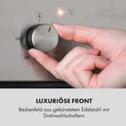 Kalahari Elektrischer Einbaubackofen 2300W 7 Funktionen Schwarz -Klarstein Verkaufsgeschäft 10033187 de 0004 logo