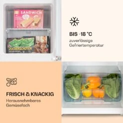 Audrey Kühl- & Gefrierkombination 97l/39l Retro-Look 2 Böden 13 Audrey Kühl- & Gefrierkombination 97l/39l Retro-Look 2 Böden -Klarstein Verkaufsgeschäft 10033192 de 0004 logo