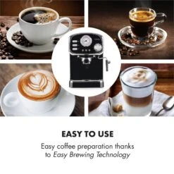 Espressionata Gusto Espressomaschine 1100W 15 Bar Druck Schwarz 14 Espressionata Gusto Espressomaschine 1100W 15 Bar Druck Schwarz -Klarstein Verkaufsgeschäft 10033209 yy 0004 logo Klarstein Espressionata Gusto Espressomaschine