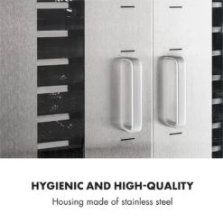 Master Jerky 24 Dörrautomat 5850W 40-90 °C 15h-Timer Edelstahl Silber -Klarstein Verkaufsgeschäft 10033214 yy 0006 logo Klarstein Master Jerky 24 Doerrautomat silber