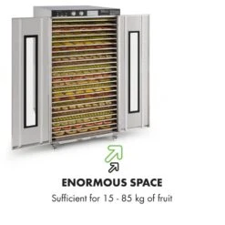 Master Jerky 24 Dörrautomat 5850W 40-90 °C 15h-Timer Edelstahl Silber -Klarstein Verkaufsgeschäft 10033214 yy 0007 logo Klarstein Master Jerky 24 Doerrautomat silber