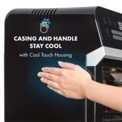 AeroVital Cube Heißluftfritteuse 1600W 12l Timer 16 Programme Schwarz -Klarstein Verkaufsgeschäft 10033248 yy 0007 logo Klarstein AeroVital Cube Heissluftfritteuse schwarz reedit