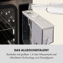 MasterFresh Dampfbackofen 230°C 24l Touch-Bedienfeld Schwarz -Klarstein Verkaufsgeschäft 10033284 de 0003 logo