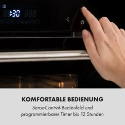 MasterFresh Dampfbackofen 230°C 24l Touch-Bedienfeld Schwarz -Klarstein Verkaufsgeschäft 10033284 de 0005 logo