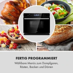 MasterFresh Dampfbackofen 230°C 24l Touch-Bedienfeld Schwarz -Klarstein Verkaufsgeschäft 10033284 de 0007 logo