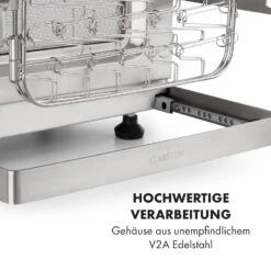 Crossfire Vertikaler Gasgrill 800°C Infrarot-Brenner 12.000 BTU Silber 21 Crossfire Vertikaler Gasgrill 800°C Infrarot-Brenner 12.000 BTU Silber -Klarstein Verkaufsgeschäft 10033288 de 0009 logo