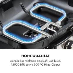 Parforce Duo 2 Gasgrill Brenner 4,4kW 15000BTU 300°C Schwarz 16 Parforce Duo 2 Gasgrill Brenner 4,4kW 15000BTU 300°C Schwarz -Klarstein Verkaufsgeschäft 10033296 de 0005 logo