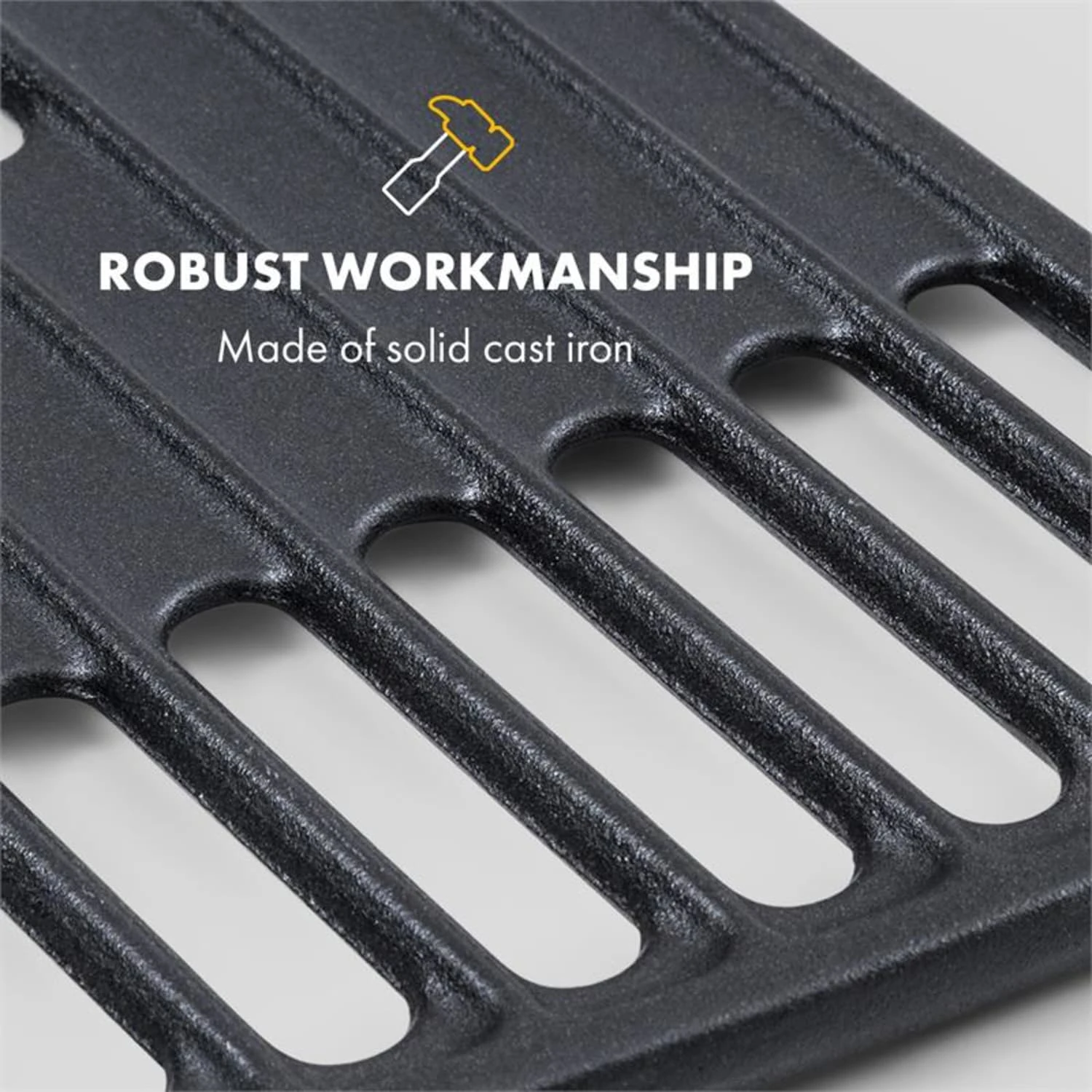 Parforce Grillrost Zubehör Gusseisen Schwarz 5 Parforce Grillrost Zubehör Gusseisen Schwarz – Bild 3