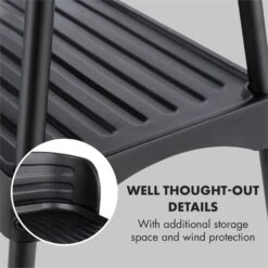 Porterhouse Elektrogrill 2200W Antihaft-Grillfläche Schwarz -Klarstein Verkaufsgeschäft 10033322 yy 0005 logo Klarstein Porterhouse Elektrogrill 2200W schwarz