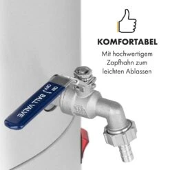 Maischfest Maischekessel 5 Teile 1500/3000W 35l LCD Edelstahl -Klarstein Verkaufsgeschäft 10033341 de 0008 logo
