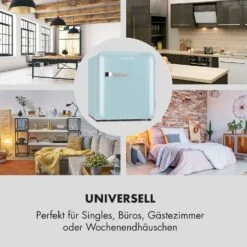 Audrey Mini Retro-Kühlschrank 48l 2 Ebenen -Klarstein Verkaufsgeschäft 10033346 de 0003 logo