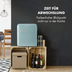 Audrey Mini Retro-Kühlschrank 48l 2 Ebenen -Klarstein Verkaufsgeschäft 10033346 de 0006 logo