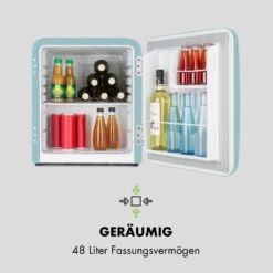 Audrey Mini Retro-Kühlschrank 48l 2 Ebenen -Klarstein Verkaufsgeschäft 10033346 de 0007 logo