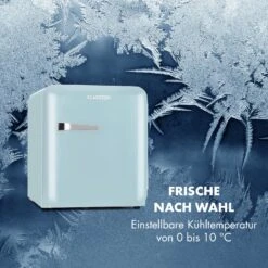 Audrey Mini Retro-Kühlschrank 48l 2 Ebenen -Klarstein Verkaufsgeschäft 10033346 de 0008 logo