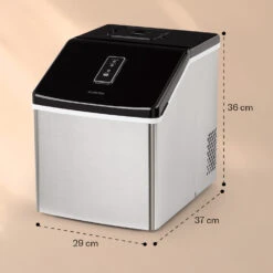 Clearcube Eiswürfelmaschine Klareis 13kg/24h Edelstahl Schwarz -Klarstein Verkaufsgeschäft 10033350 yy 0011 dimensions