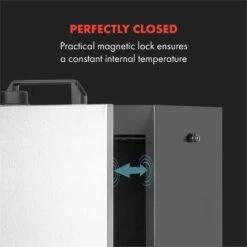 Flintstone Steel Räucherofen 1600 W Integriertes Thermometer Edelstahl -Klarstein Verkaufsgeschäft 10033372 yy 0005 logo Klarstein Flintstone Steel Raeucherofen Edelstahl