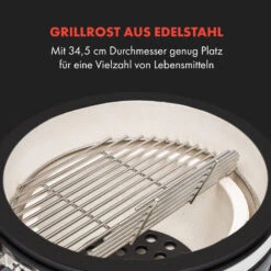 Queensize Kamado Grill Thermometer Abnehmbare Seitenteile Schwarz 14 Queensize Kamado Grill Thermometer Abnehmbare Seitenteile Schwarz -Klarstein Verkaufsgeschäft 10033377 de 0003 logo