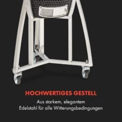 Queensize Kamado Grill Thermometer Abnehmbare Seitenteile Schwarz 19 Queensize Kamado Grill Thermometer Abnehmbare Seitenteile Schwarz -Klarstein Verkaufsgeschäft 10033377 de 0008 logo