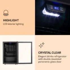 Beersafe 5XL Kühlschrank 148 Liter 3 Böden Panoramaglastür Edelstahl 12 Beersafe 5XL Kühlschrank 148 Liter 3 Böden Panoramaglastür Edelstahl -Klarstein Verkaufsgeschäft 10033435 uk 0004 logo