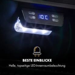 Beersafe 7XL Kühlschrank 242 Liter 5 Böden Panoramaglastür Edelstahl 17 Beersafe 7XL Kühlschrank 242 Liter 5 Böden Panoramaglastür Edelstahl -Klarstein Verkaufsgeschäft 10033436 de 0008 logo