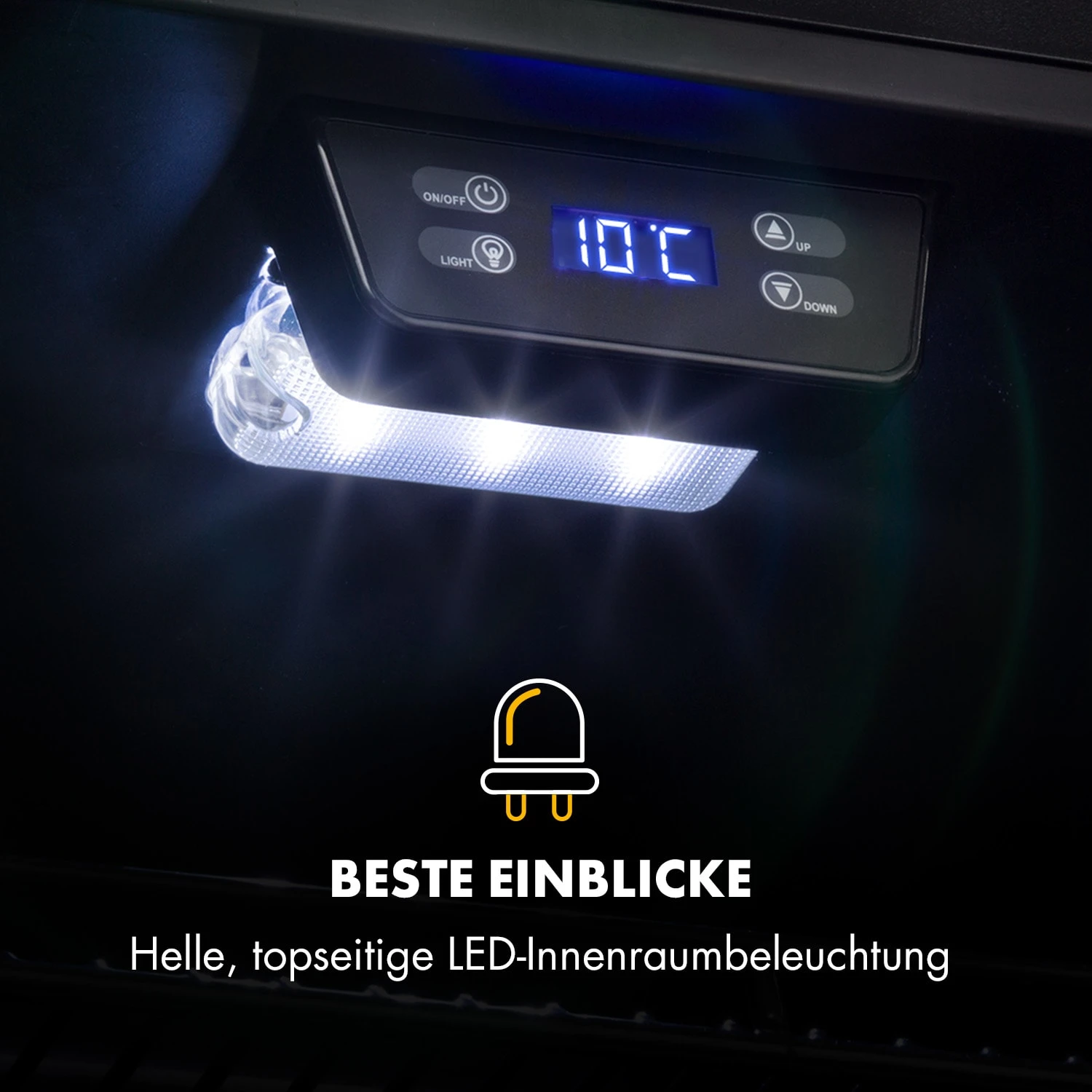 Beersafe 7XL Kühlschrank 242 Liter 5 Böden Panoramaglastür Edelstahl 9 Beersafe 7XL Kühlschrank 242 Liter 5 Böden Panoramaglastür Edelstahl – Bild 7