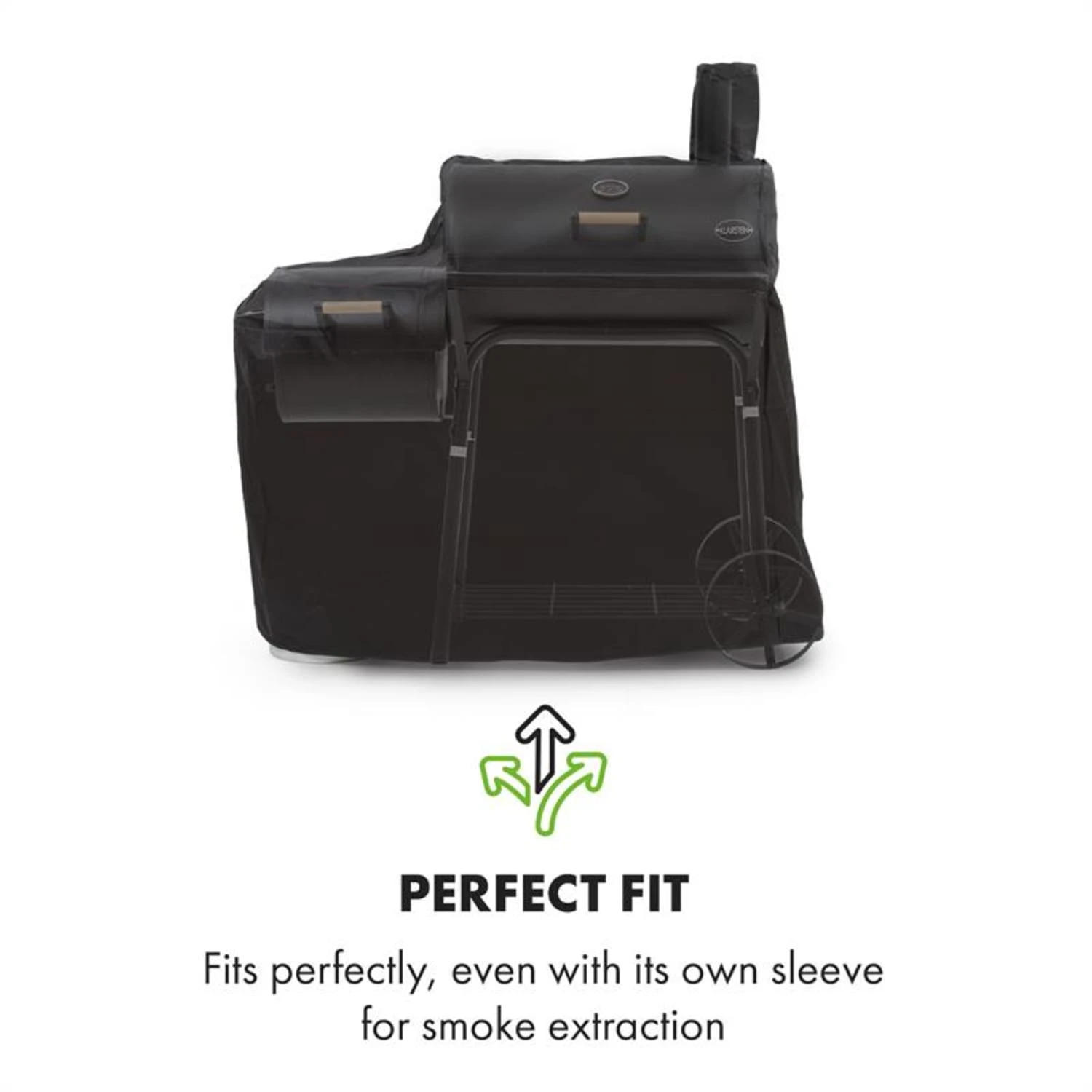 Beef Brisket Wetterschutzhaube Oxford Canvas Schwarz 4 Beef Brisket Wetterschutzhaube Oxford Canvas Schwarz – Bild 2