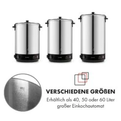 KonfiStar 40 Einkochautomat Getränkespender 2500W 40L Edelstahl -Klarstein Verkaufsgeschäft 10033524 de 0009 logo