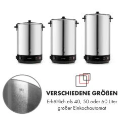 KonfiStar 50 Einkochautomat Getränkespender 2500W 50L Edelstahl -Klarstein Verkaufsgeschäft 10033525 de 0009 logo