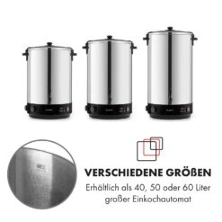KonfiStar 60 Einkochautomat Getränkespender 2500W 60L 110°C 120min -Klarstein Verkaufsgeschäft 10033526 de 0009 logo