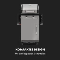 Gazooka 2.0T Gas BBQ Grill 2x3kW Brenner Edelstahl -Klarstein Verkaufsgeschäft 10033532 de 0003 logo