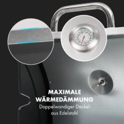 Gazooka 2.0T Gas BBQ Grill 2x3kW Brenner Edelstahl -Klarstein Verkaufsgeschäft 10033532 de 0007 logo