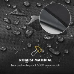 Gazooka 2.0T Wetterschutzhaube 600D Canvas 30/70% PE/PVC Schwarz 12 Gazooka 2.0T Wetterschutzhaube 600D Canvas 30/70% PE/PVC Schwarz -Klarstein Verkaufsgeschäft 10033535 yy 0005 logo Klarstein Gazooka Wetterschutzhaube schwarz