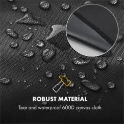 Hot & Hot Wetterschutzhaube 600D Canvas 30/70% PE/PVC Schwarz 11 Hot & Hot Wetterschutzhaube 600D Canvas 30/70% PE/PVC Schwarz -Klarstein Verkaufsgeschäft 10033537 yy 0005 logo Klarstein Hot and Hot Wetterschutzhaube schwarz